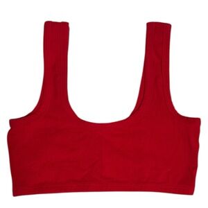 ARQ | Wide Stap Bra in Cherry